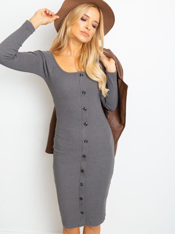 Dark Grey Dress Wild