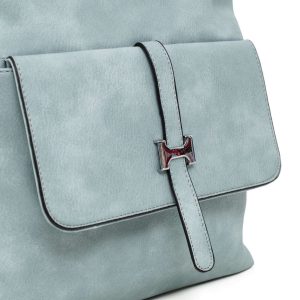 Light blue flip bag