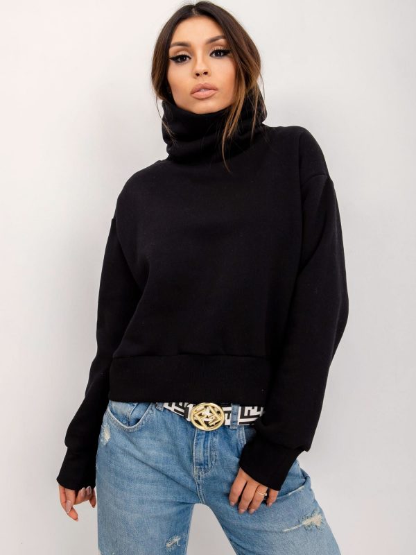 RUE PARIS Black Sweatshirt Charm