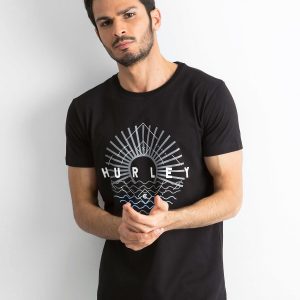 Black Men's Cotton T-Shirt