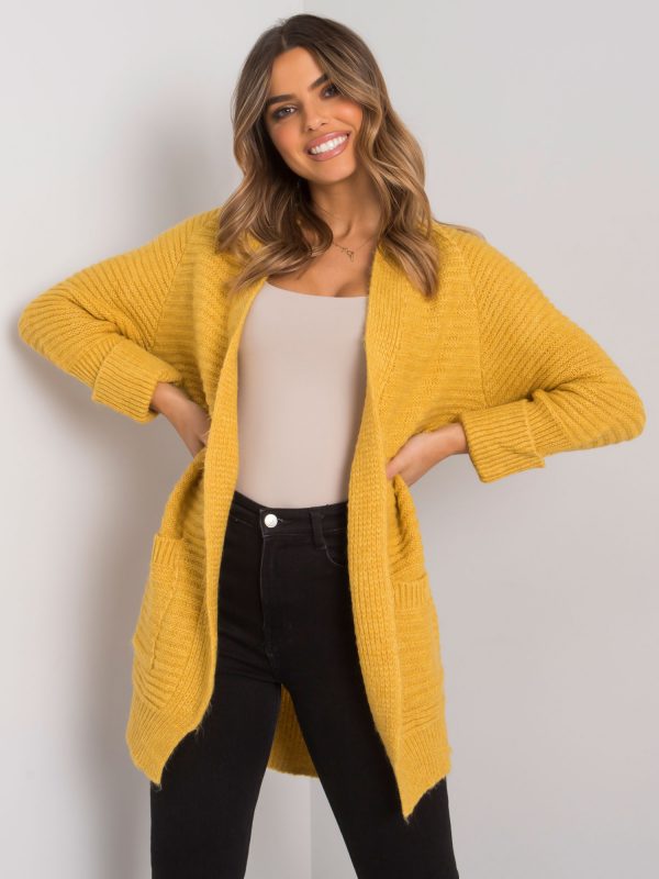 Yellow Broadland RUE PARIS Knitted Cardigan