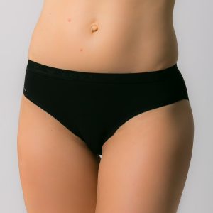 Women's Black Cotton Panties