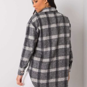 Dark Grey Sayen Plaid Shirt