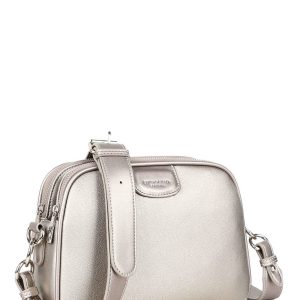 Silver and grey LUIGISANTO handbag