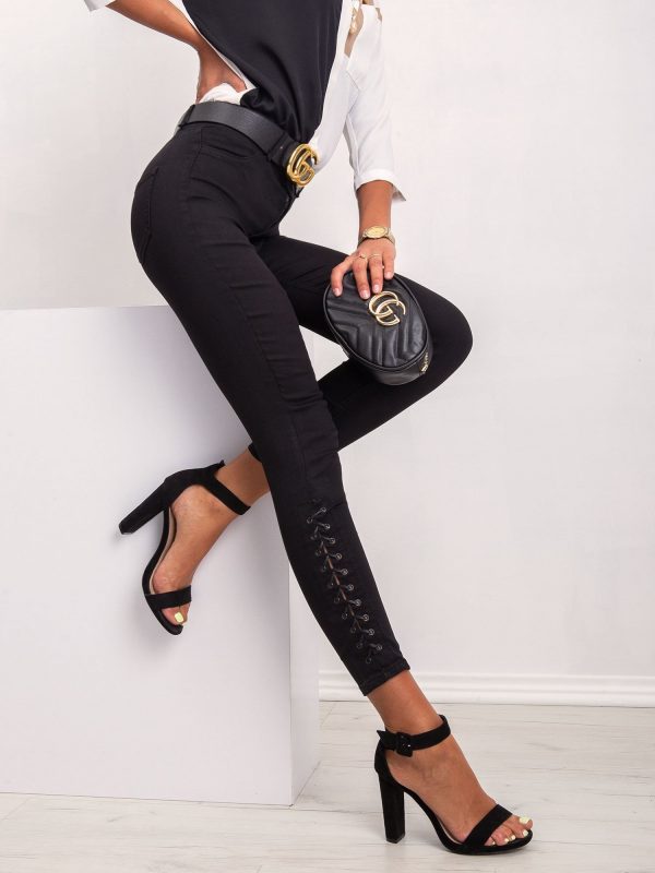 RUE PARIS Black pants Janie