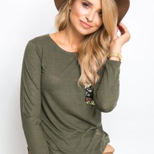 Khaki Blouse Shelby