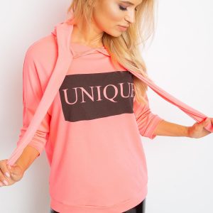 Fluo pink sweatshirt Unique