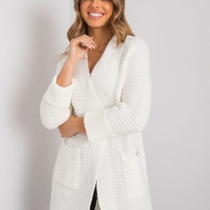 Ecru Knitted Cardigan Broadland RUE PARIS