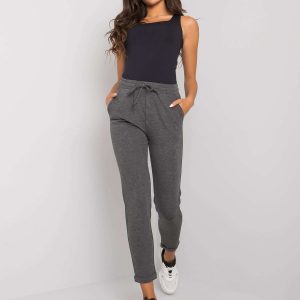 Dark Grey Melange Women's Sweatpants Shaila