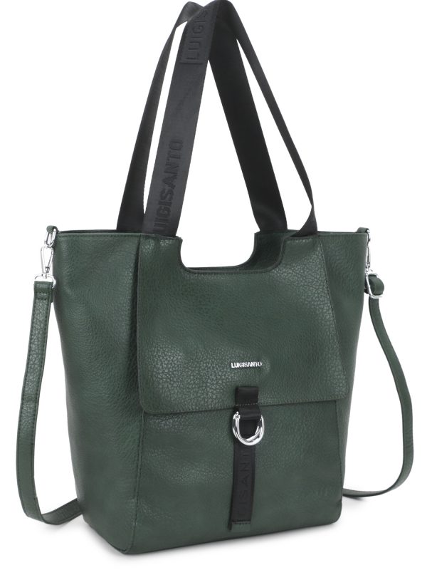 LUIGISANTO Green Daily Shopper Bag