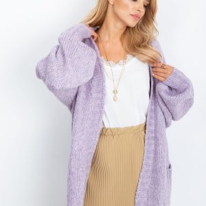 RUE PARIS Purple Belize sweater