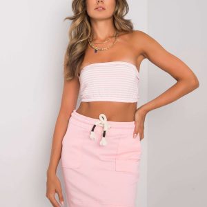 Light pink Amelia tracksuit skirt