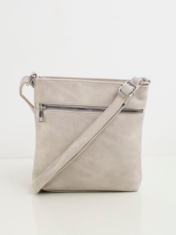 Light Grey Messenger Bag