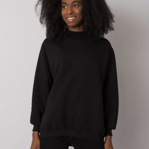 Chloe black quilted sweatshirt