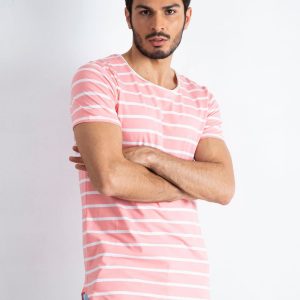 Pink and white t-shirt for men Whipped