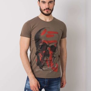 Khaki T-shirt for men Javier