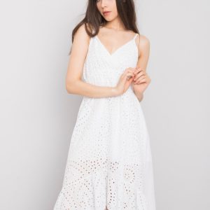 Clover OCH BELLA White Ruffle Dress