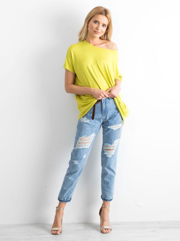 Light green Oversize blouse