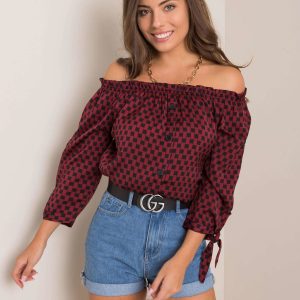 Burgundy blouse Agustina SUBLEVEL