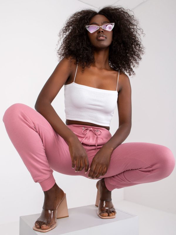 Wholesale Jessica MAYFLIES Dirty Pink Cotton Sweatpants