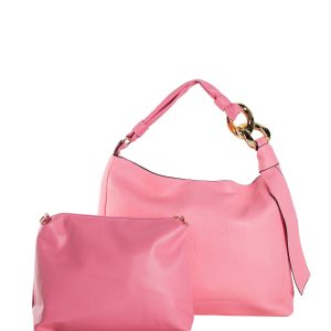 Wholesale Pink Urban Style 2in1 Roomy Shoulder Bag