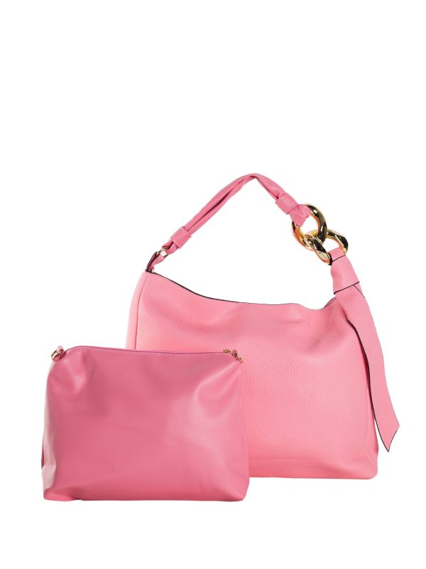 Wholesale Pink Urban Style 2in1 Roomy Shoulder Bag