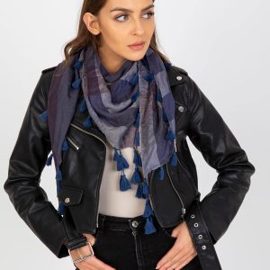 Wholesale Dark Blue Women's Viscose Wrap