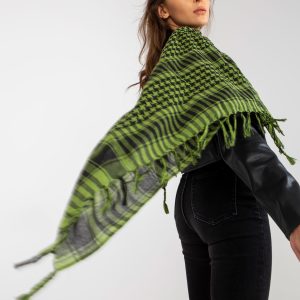 Wholesale Green and black arafatka sling with fringes