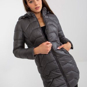 Wholesale Graphite down transition jacket with quilting