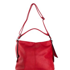 Wholesale Rote Damen Schultertasche with verstellbarem Riemen