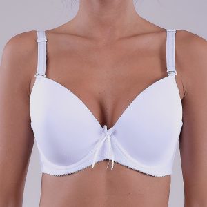 Wholesale White Microfiber Bra