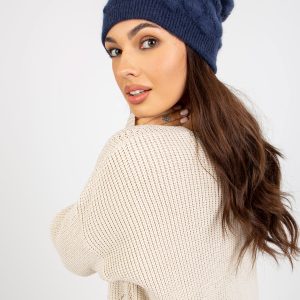 Wholesale Marineblaue Damen Wintermütze