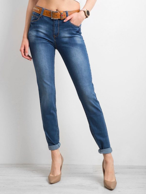 Wholesale Blue denim pants