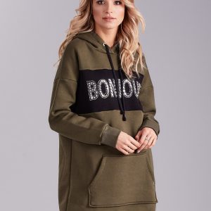 Wholesale Khaki dress with hood