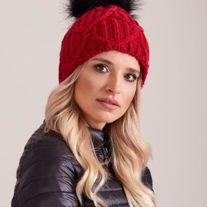 Wholesale Red knitted hat