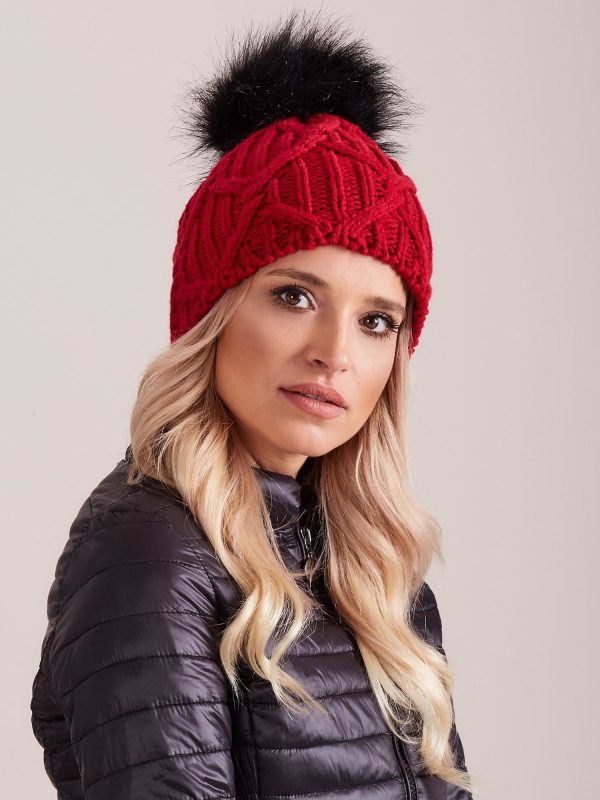 Wholesale Red knitted hat