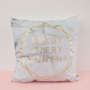 Wholesale Grey Gold Decorative Pillow