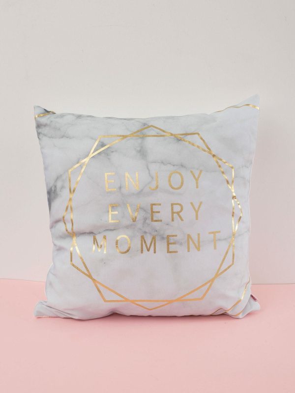 Wholesale Grey Gold Decorative Pillow