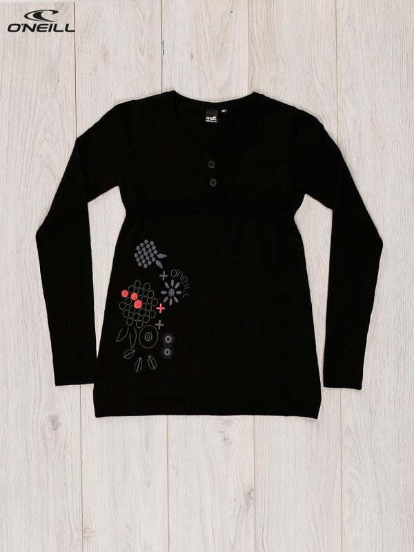 Wholesale O'NEILL Black jumper for girl with print