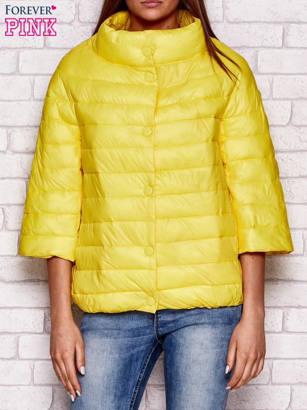 Wholesale Transitional jacket A-cut yellow