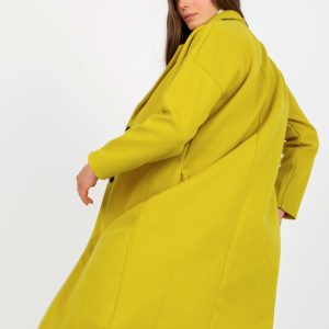 Wholesale OCH BELLA Oversized Olive Single Breasted Coat