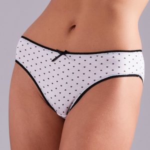 Wholesale White Cotton Printed Briefs