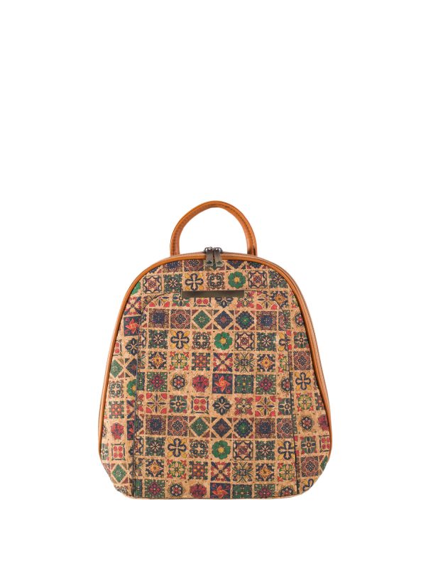 Wholesale Red cork backpack with handles