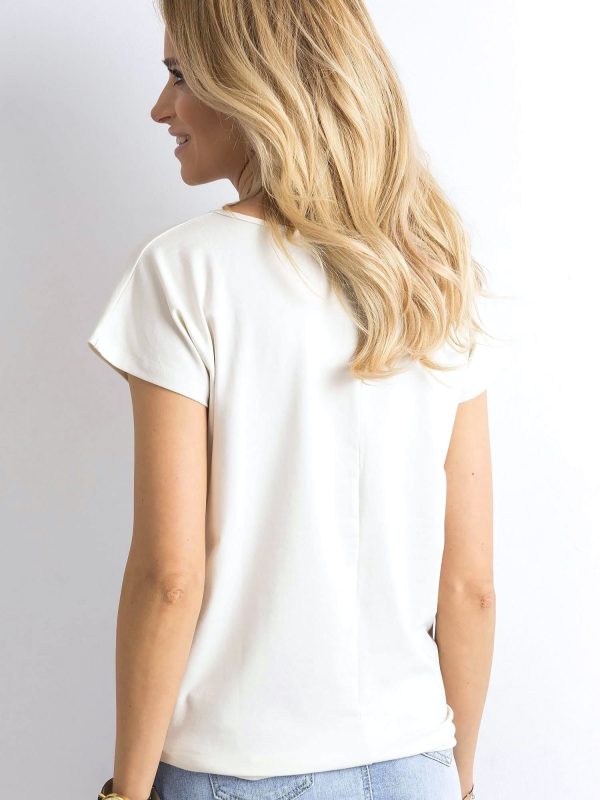 Wholesale Beige T-shirt Circle