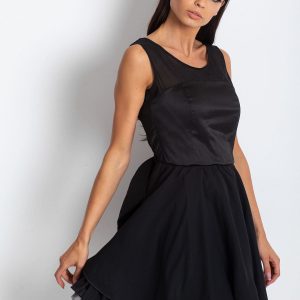 Wholesale Black dress with bow