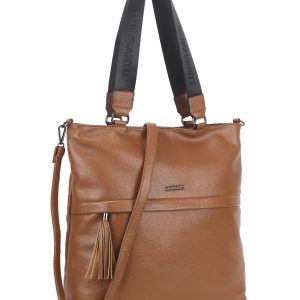 Wholesale LUIGISANTO Urban Style Brown Shoulder Bag