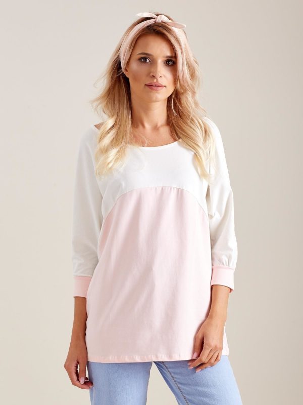 Wholesale Light pink oversize blouse