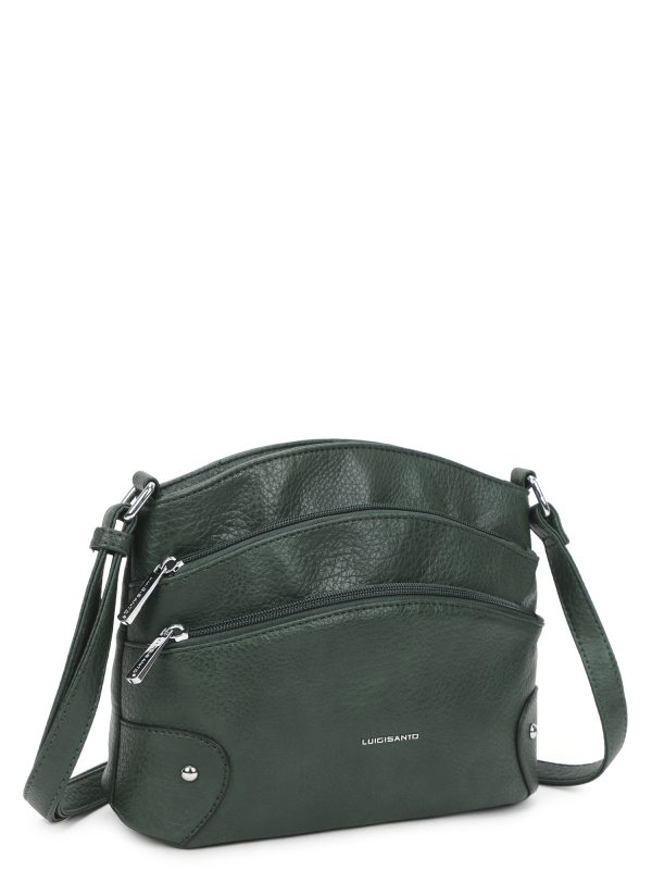 Wholesale Green Messenger Bag with Long Strap LUIGISANTO