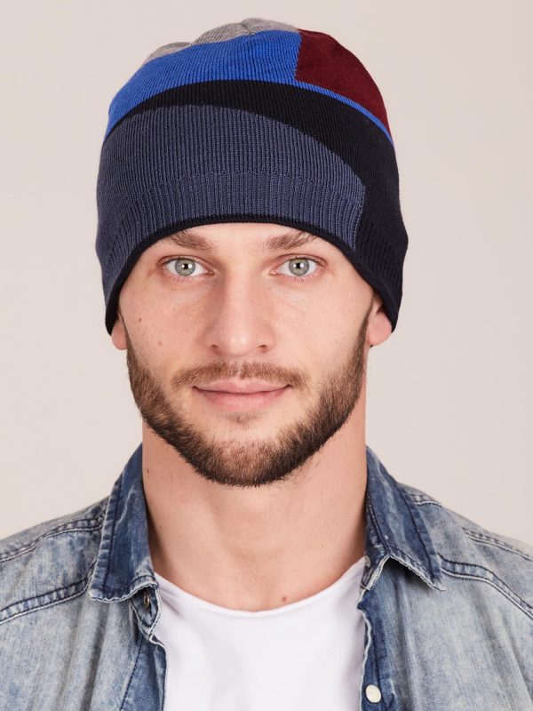 Wholesale Men's hat with geometric patterns