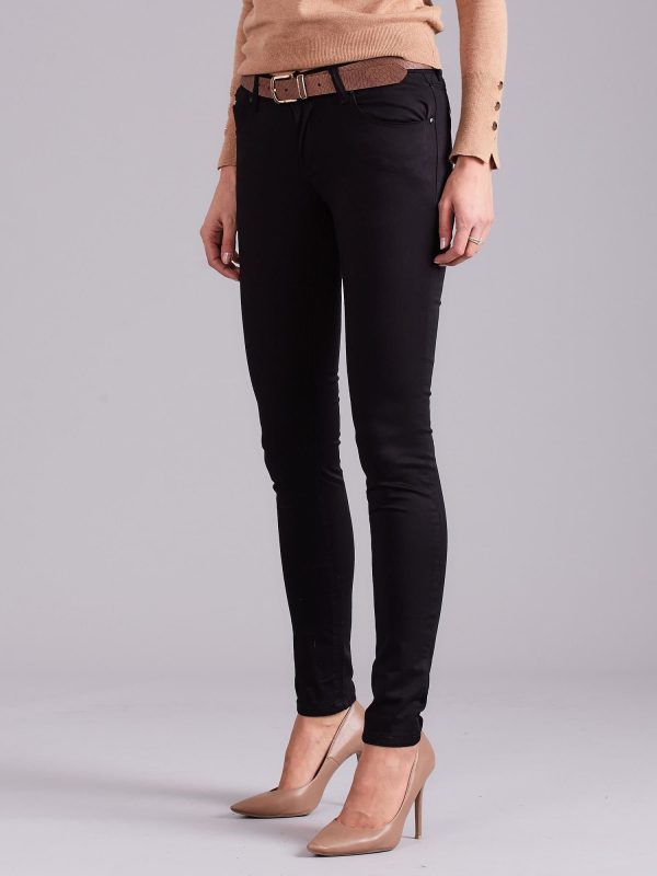 Wholesale Women's black slim fit pants